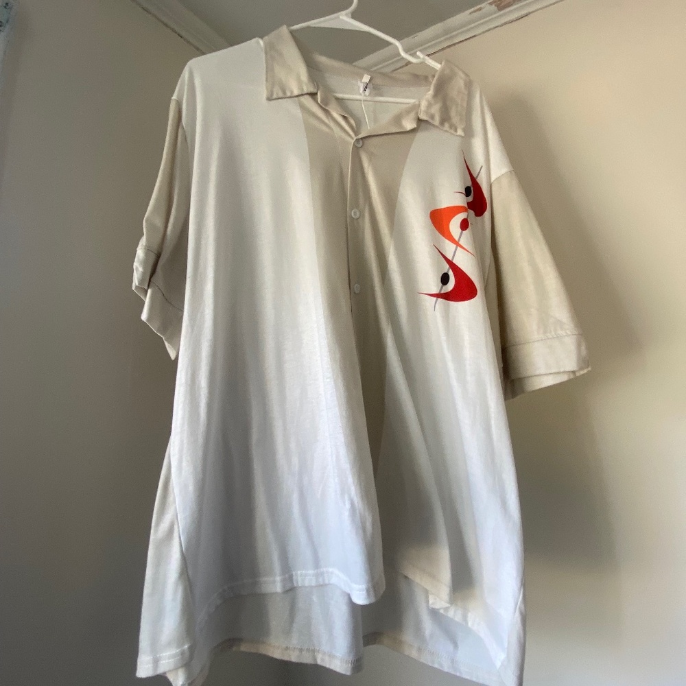 Chicyea Bowling Shirt Retro 3X Runs Small